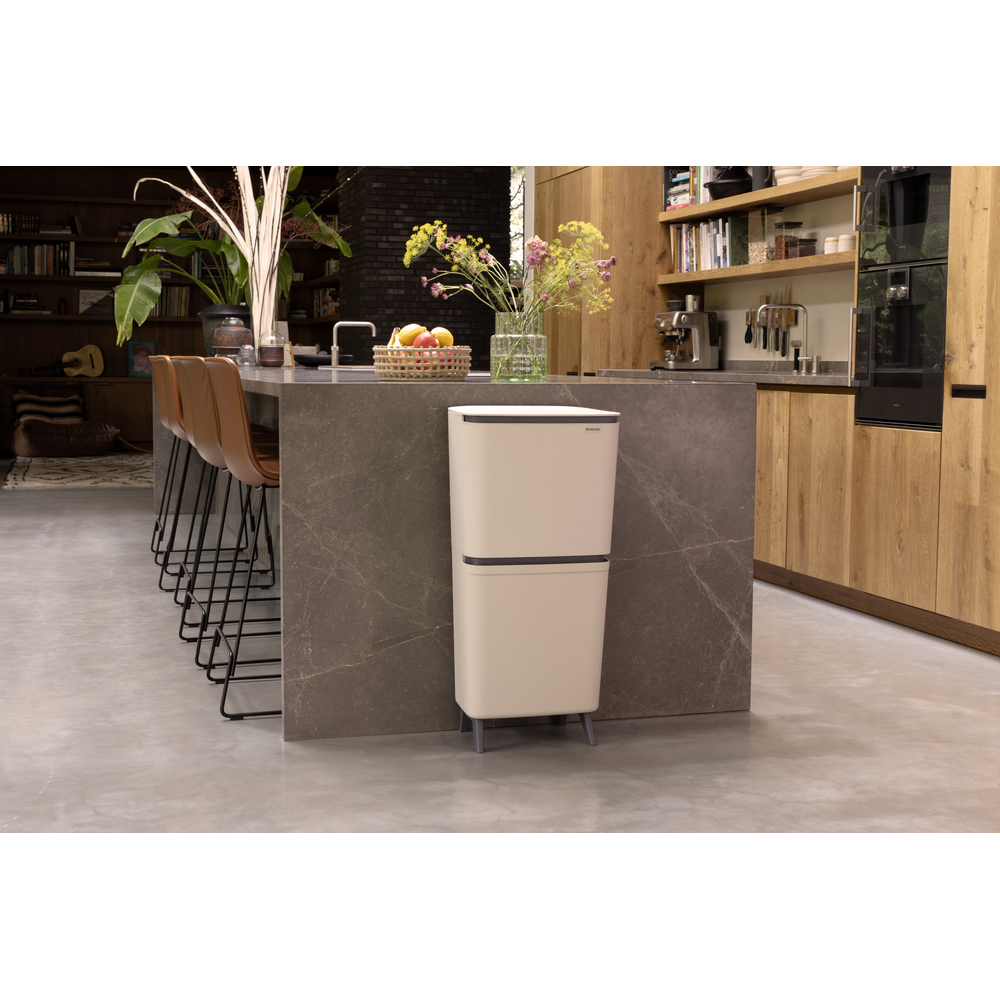 SortUp Recycle Bin Hi, 20+25L - Soft Beige - 8710755275005 Brabantia_96dpi_1000x1000px_7_NR-52217